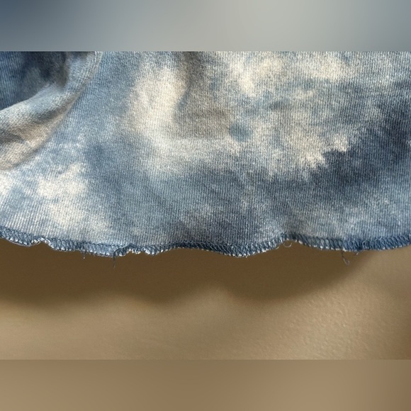 Y2K American Girl by Next Era Love Graffiti Blue Tie-Dye Top Women’s M/L(approx) - Picture 8 of 13